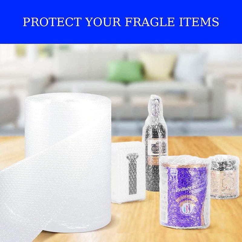 packbabol Bubble Cushioning Wrap Rolls 2-Pack, 12 Inch x 72 Feet 3/16" Air Bubble, Bubble Moving Wrap for Packing, Moving Supplies, Small business - Image 4